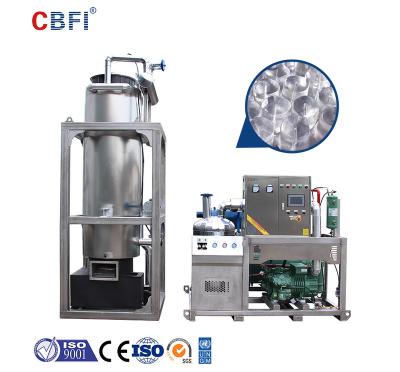 China Cold Drinks 10 Ton Per Day Tube Ice Machine TV100 CBFI For Drinking Shops Bars Hotel Used for sale