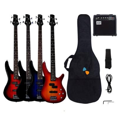 China Krait Environmental Hot Selling Materials OEM Electric Bass Set Bass With Amplifier Bass High Quality Cheap Study Factory Outlet for sale