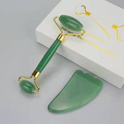 China High Quality Eco-friendly Genuine Massager Low Price Quartz Gua Sha Board Best Seller Jade Roller for sale