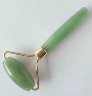 China For commercial & Home Use Massage Tools Hot Selling Natural Green Aventurine Jade Roller Customized Logo Wholesale Massager for sale