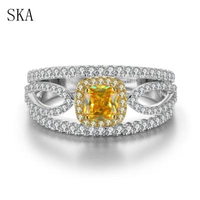 China SKA Jewelry Global Trade Square CLASSIC Crystal Stone Zircon For Ring for sale