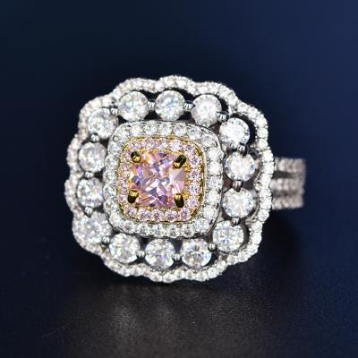 China Latest Gold and Diamond Ring Designs Zircon CLASSIC Engagement Ring for Girls and Women Fashion Jewelry for sale