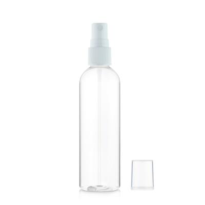 China Wholesale 120ml consumer electronics packaging clear PET plastic cosmetic mist spray bottle 4oz with outer cap for sale