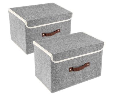 China Sustainable Custom Cardboard Collapsible Oxford Collapsible Storage Boxes For Clothing, Custom Design Eco-Friendly Large Foldable Storage Box for sale