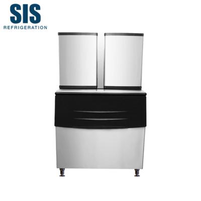 China Commercial Single-temperature Refrigeration Equipment 304 316 Stainless Steel Ice Cube Machine 680kg-909kg Series - Modular Type for sale