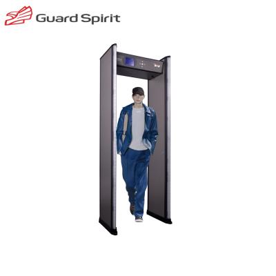 China 24 Zones Lcd Screen Arch Body Scanner Metal Detector Walk Through Waterproof Performance for sale