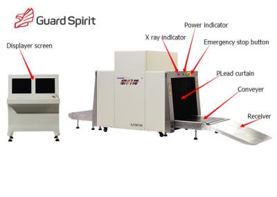 China Airport Xray Baggage Scanner , X Ray Security Scanner With Large Load Across for sale