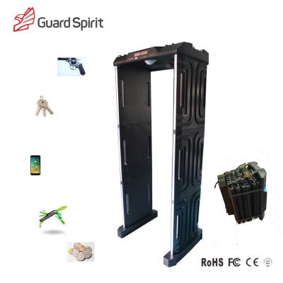 China Guarde o detector de metais portátil do quadro de porta do espírito/detectores de metais impermeáveis da segurança aeroportuária à venda