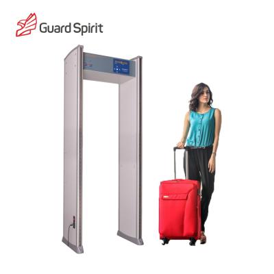 China Muti Zone 255 Level Non-Metal Scanner Gate , Full Body Scanning Security Metal Detector for sale