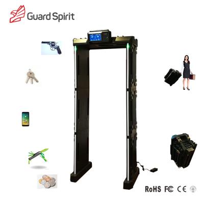 Cina Passeggiata di sicurezza dello schermo a colori tramite il portatile IP65 del metal detector impermeabile in vendita