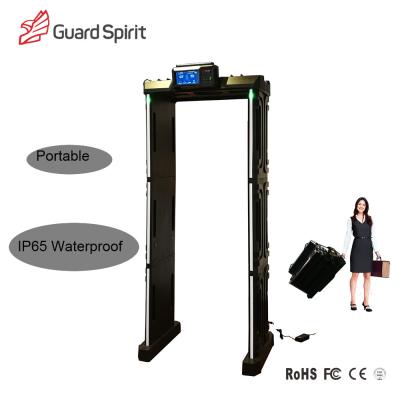 China Portable Black Walk Through X Ray Machine Security Checking For Airport for sale