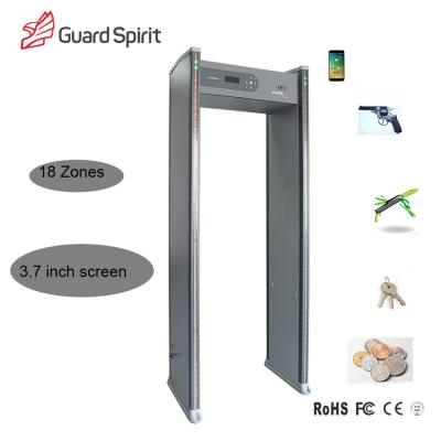 China Guard Spirit Security Walk Through Gate 3.7 Inch Display 12 Detecting Zone for sale