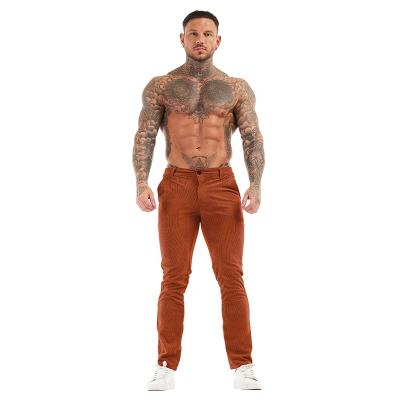 China Anti-wrinkle OEM sublimation corduroy mens pants men's cargo pant lane stacked pants mens jeans pants for sale