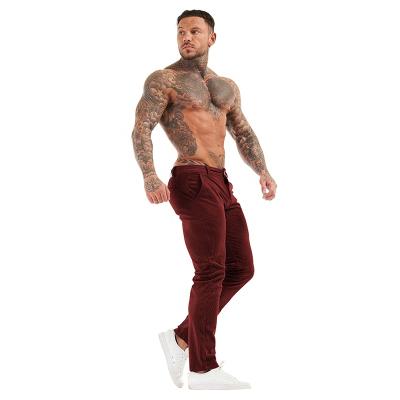 China 2022 Solid Anti-wrinkle Corduroy Pants Men Combat Wide Leg Men's Trouser Breeches Boy's Trousers for sale