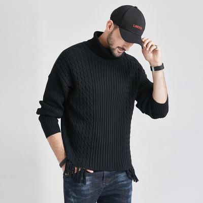 China Wholesale New Design Anti-wrinkle Sweater Men's Drop Ship Turtle Sweaters Outside Fashion Wear Hot Custom Sweaters Men for sale