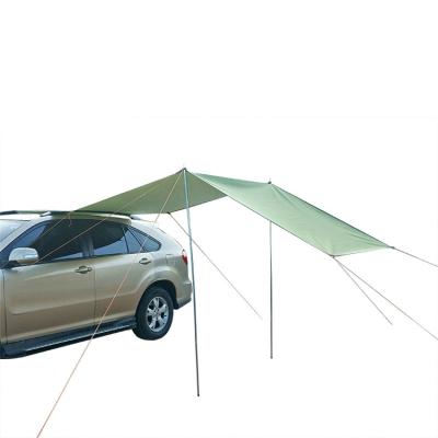 China Diagonal Tying Type Multi-person Outdoor Rainproof Pergola Aluminum Car Side Awning Travel Equipment Wholesale Rod for sale