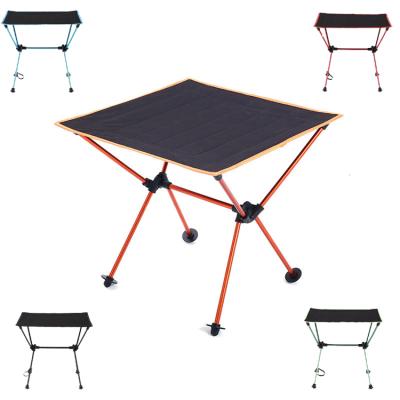 China Camping Modern Outdoor Aluminum Picnic Table Small Folding Leisure Tour Oxford Cloth for sale