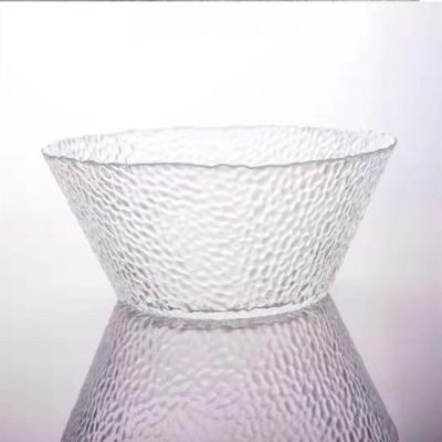 China Viable Classic Clear Glass Borosilicate Tall Salad Bowl Soup Bowl for sale