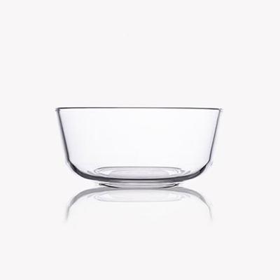 China Disposable Korean Creative Clear Glass Borosilicate Fruit Salad Bowl Soup Bowl High for sale