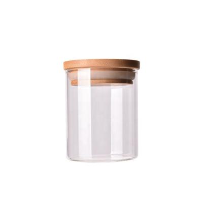 China Food Grade Glass Food Storage Jar Coffee Candy Jar Airtight High Borosilicate for sale