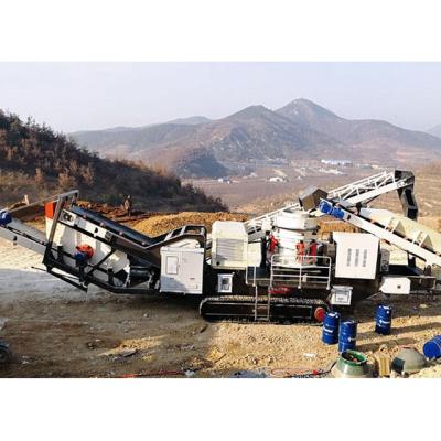 China Mobile Construction Stone Crusher Price Tracked Mobile Cone Crusher en venta