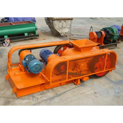 Китай High quality small double cement roll stone crusher/double roller crusher for sale продается