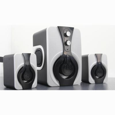 China No Desktop Computer Speaker With Vibration Film Wired 2.1 Subwoofer Small Notebook Vase Speaker for sale