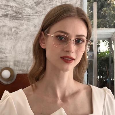 China High quality fashion myopia spectacle tr90 half sight glass men modern optical glass frames eyewear glasses frame for sale