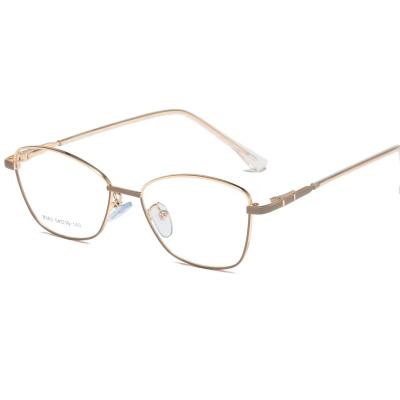 China Good Quality 2022 Newest Good Quality Fashion Trend China Fashion Women Female Eyewear Metal Frame Many Colores Optical Frame for sale