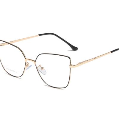 China Modern High Quality Designer Glasses Metal Prescription Optical Frame For Female for sale