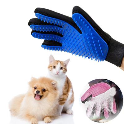 China Stocked Dog Hair Brush Comb Glove for Pet Massage Cleaning Glove for Cat Hair Glove Pet Grooming Pet Cleaning Supply for sale