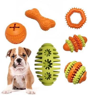 China 2023 Free Sample Stocked Wholesale Natural Rubber Chew Pet Q.I. Training Toys For Dogs Chew Pet Suppliers Toys Large Dog Toy for sale