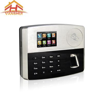 China IC Biometric Fingerprint Time Card Reader and Attendance System and RFID Card Reader with TCP/IP and Battery for sale