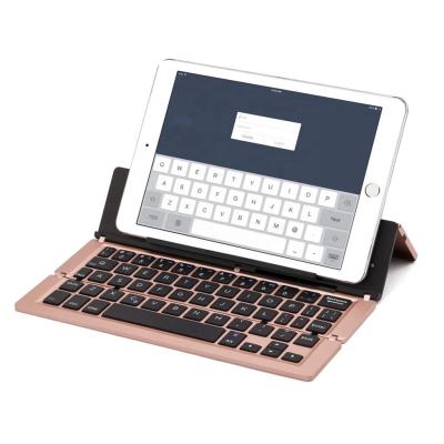 China YONANSON Portable Aluminum Folding Wireless Keyboard Folding Universal Keyboard for Android IOS Windows for sale