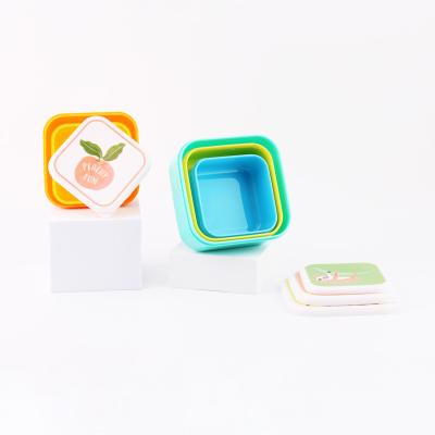 China Novelty Reusable Children's BPA Free Snack Boxes , Nested Food Containers for sale