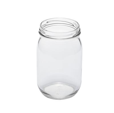 China Fast Shipping High Quality Food Sauce Glass Bottle 500ml Chilli Honey Jam Jar Glass Bottle for sale