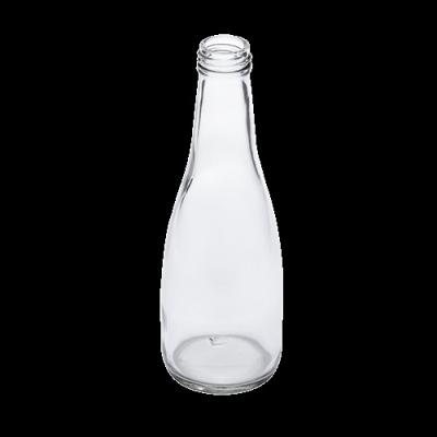 China New Beverage Products 300ml Glass Liquor Bottles Empty Sauce Glass Bottle Beverage for sale