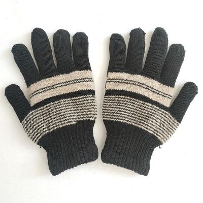 China Soft Fashion Unisex Magic Knit Texting Driving Cold Proof Recycling Thick Men's Winter Snow Warm Knitted Acrylic Gloves for sale