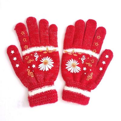 China Wholesale Soft Women Knitted Anti-Slip Mitten To Work Winter Magic Warm Gloves for sale