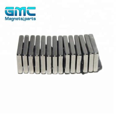 China N52 Magnet factory bar neodymium magnet 50x10x10 mm industrial nickel coating neodymium magnet block for sale