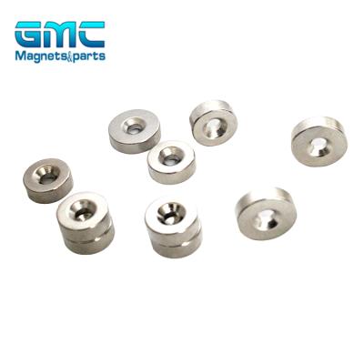 China Industrial Magnet Rare Earth Super Strong Neodymium Countersunk Magnet With Countersunk Hole for sale