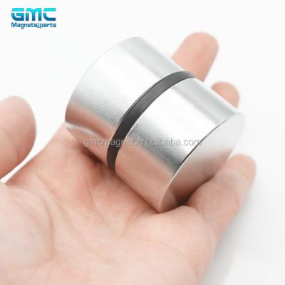 China Industrial Strong Round Neodymium Rare Earth Neodymium Permanent Cylinder Magnets 25x20 Mm N50 for sale