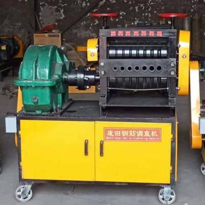 China Building Construction Factory Supply Drop Bar Reinforced Bending Wire Rebar Straightening Machine en venta