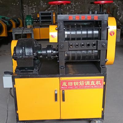 China High Quality Building Construction Scrap Waste Round CNC Steel Wire Threaded Rebar Straightening Machine en venta