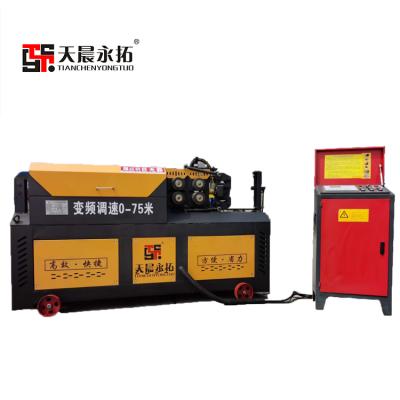 China Hot Selling Automatic Coil Wire Bar Steel Rebar Flattening Straightening And Slitting Machine en venta