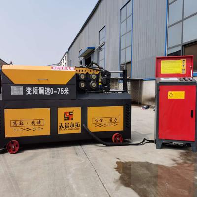 China Flattening straighter machine for iron wire wire cutting and straighter machine individual operated rebar straightener en venta