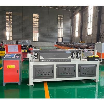 Chine Flattening Steel Bar Straightener and Cutter Straightening Cutting Machine Round Bar Steel Rebar Straightener à vendre