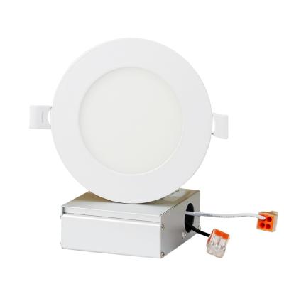 China Residential 0-10v CCT Adjust 9W 12w 18W Round Led Panel Light Dimmable Slim Led Down Ceiling Light for sale