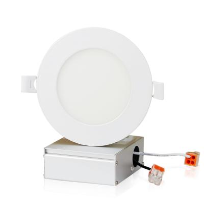 China Application 4 inch 9w 6inch 12w Indoor Pot Lighting Recessed 12mm Canada Ultra Thin Dimmable Led Panel Light for sale