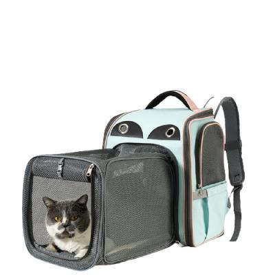 China New Designer Pet Carrier Cat Carrier Breathable Large Volume Pet Carrier For Cats Pet Carrier Expandable Deluxe Backpack for sale